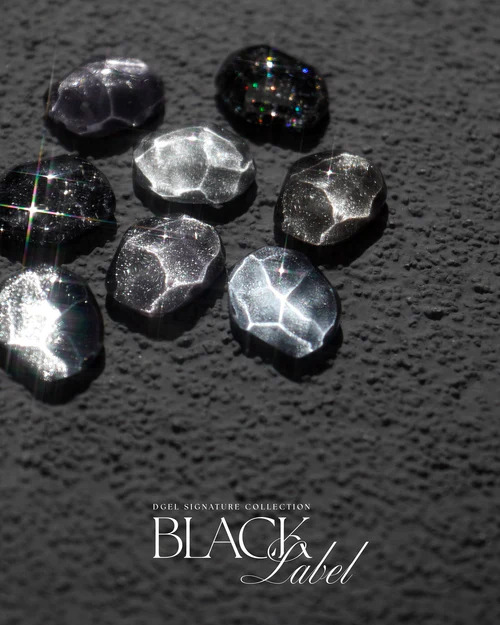 Black label collection de gels et vernsi coréens pro