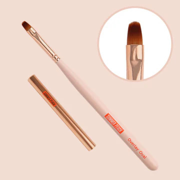 danjinail-summer-peach-overlay-brush-oval-tools-145 pinceaux et nails arts