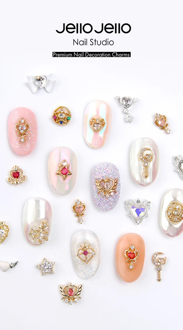 Jello jello décoration charms nail art coréen Kawaii
