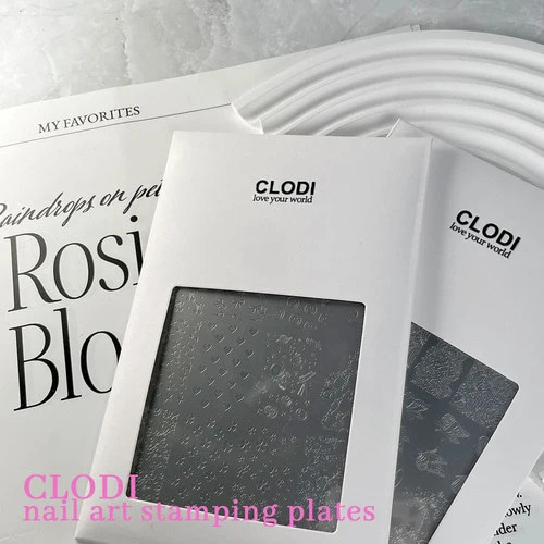 stamping plate Clodi nail art coréen 2