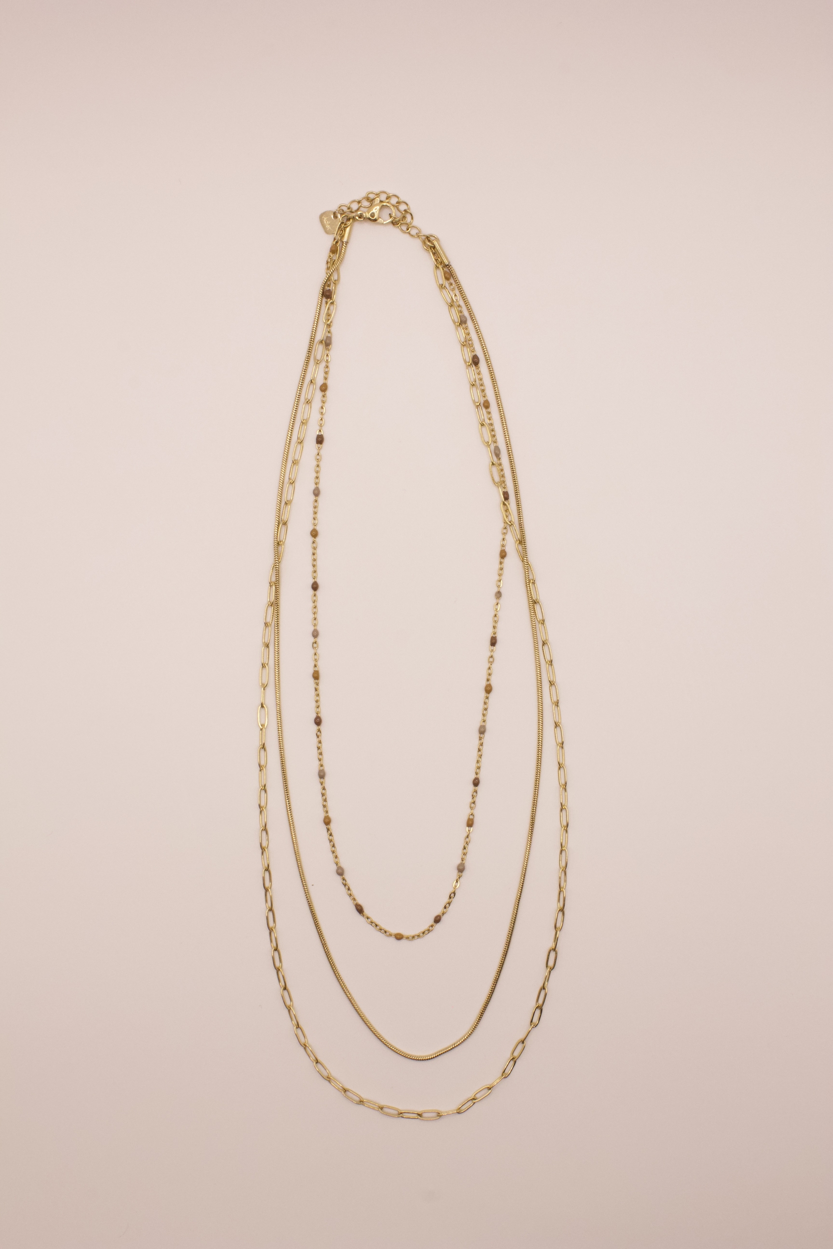 COLLIER TRIPLE CHAINE 1