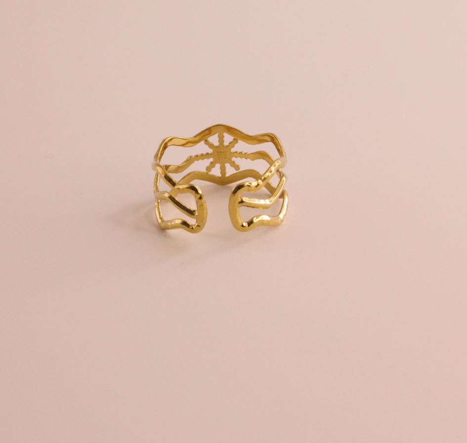 bague triple rang sunshine