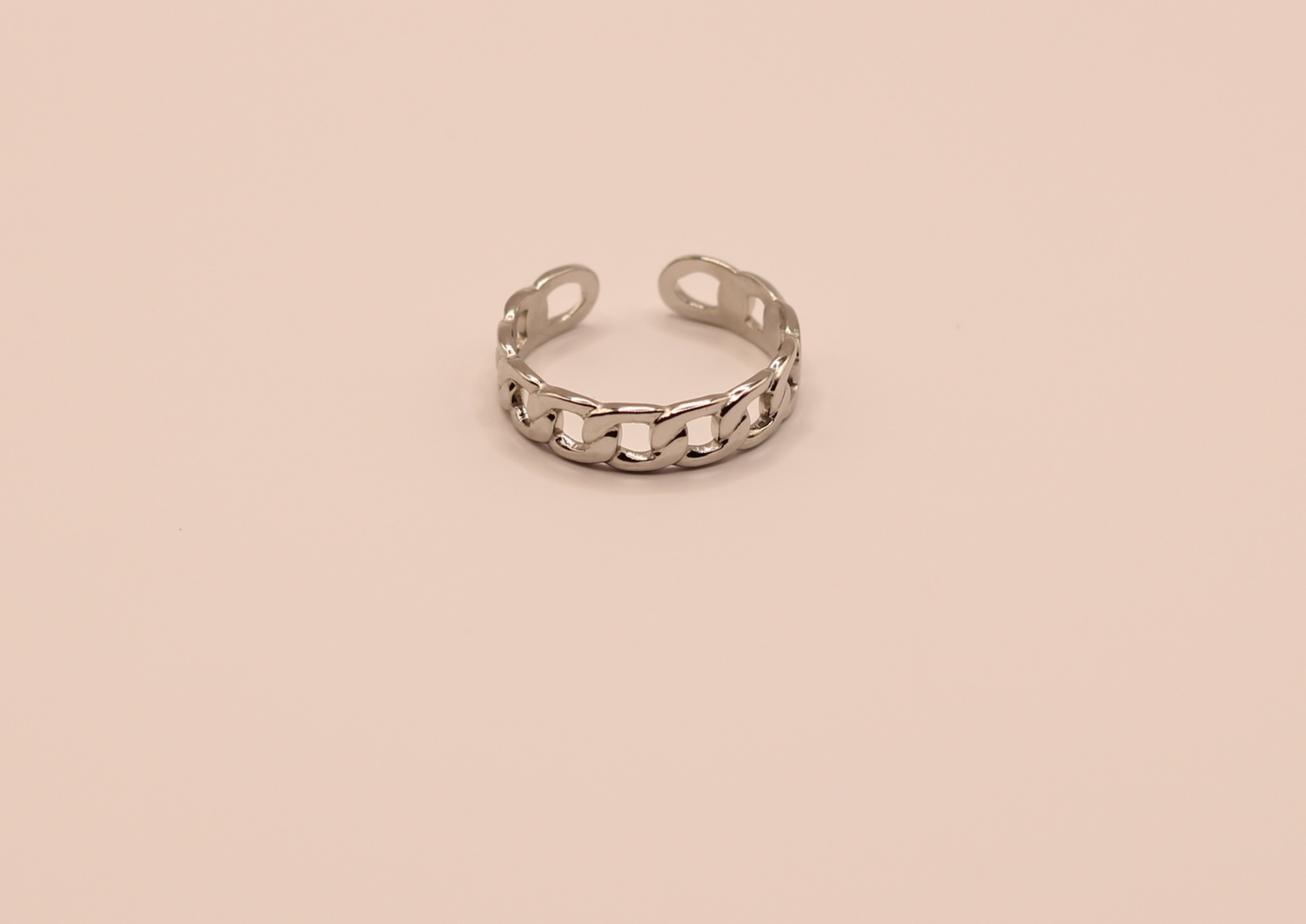 bague argentée
