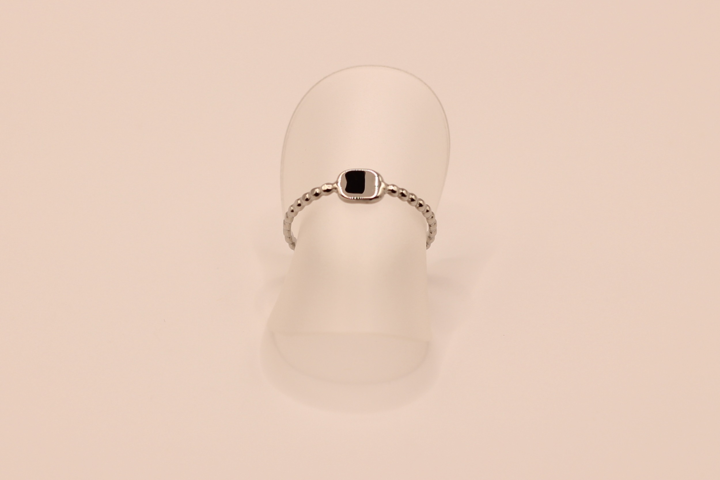 bague argentée