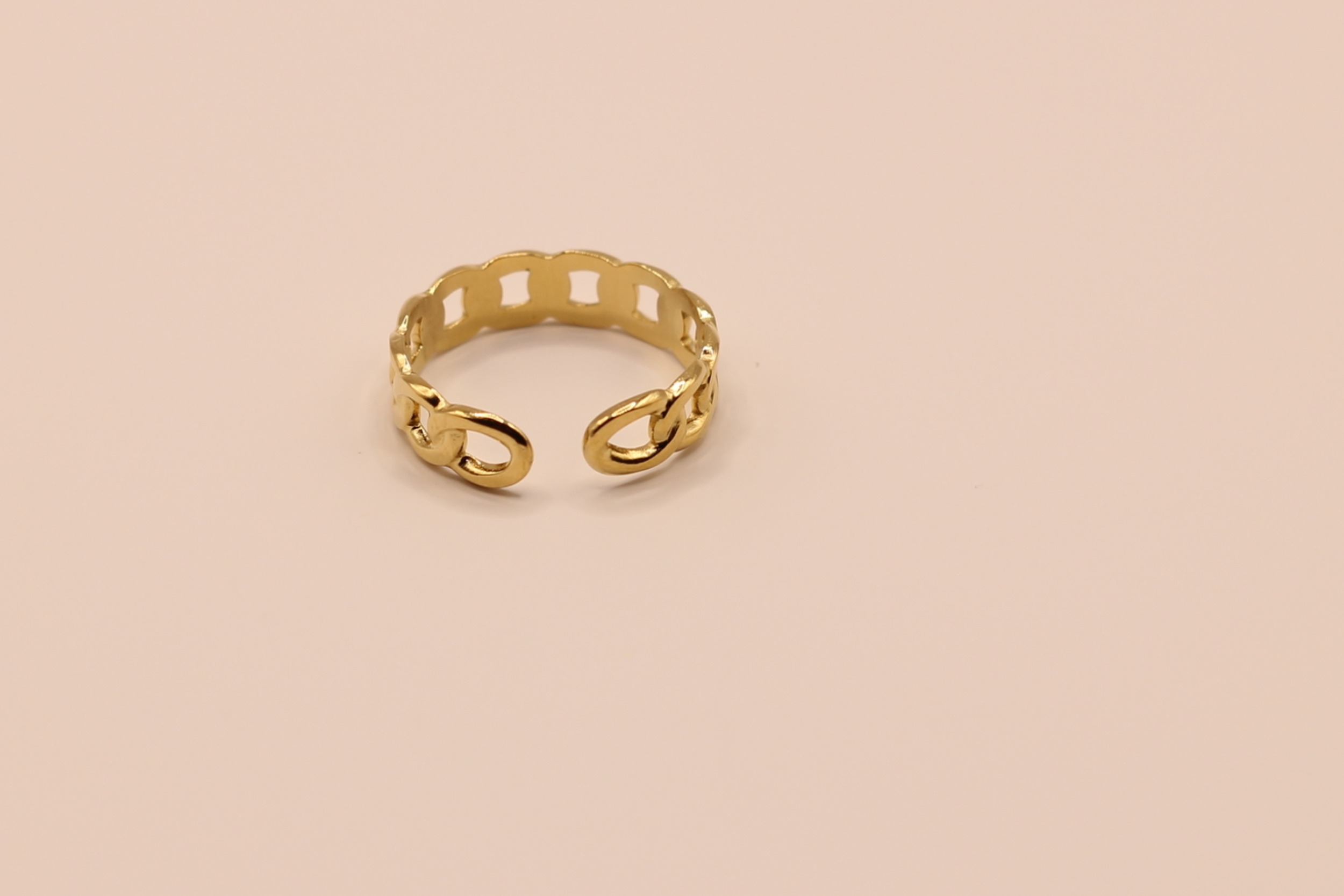 Bague Lilly en acier inoxydable