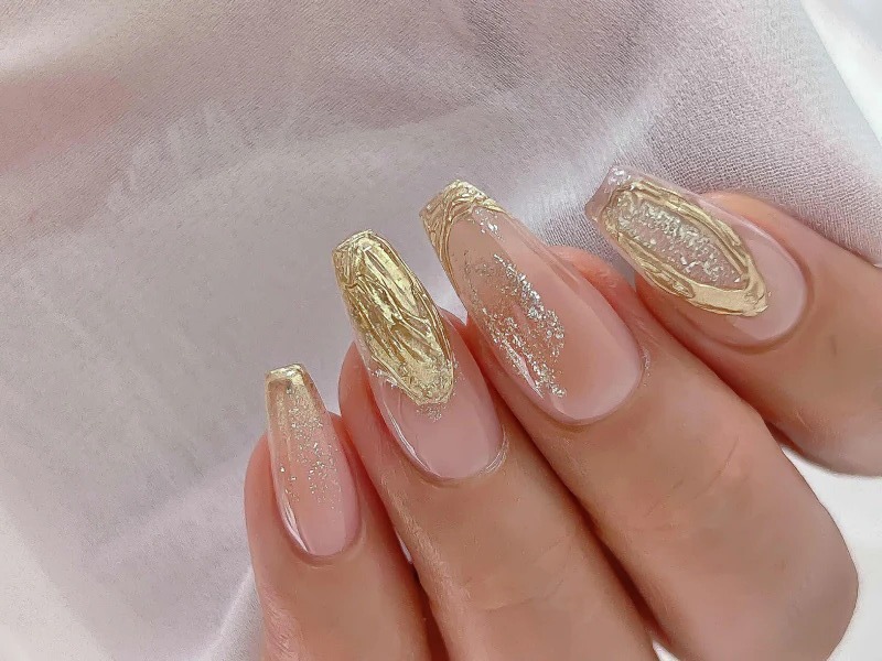 nailbayo tong thick gel nail art 3d chrome