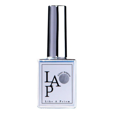cat eye transparent clear gel nail art coréen