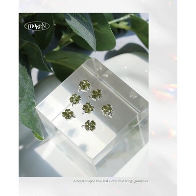 Charms trefle à quatre feuilles nail art décoration kbeauty