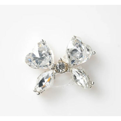 Charms noeud serti cristaux de Swarovski nail art décoration