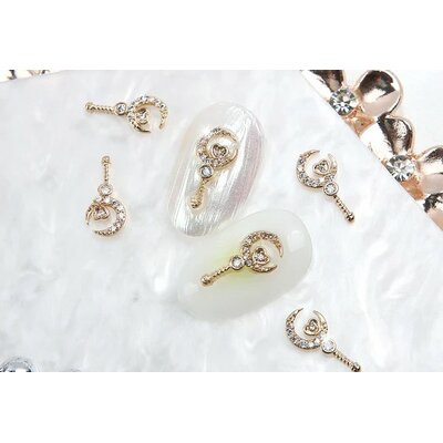 Jello Jello charms moon décoration nail art NL009