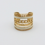 bague doré Elena