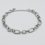 bracelet acier inoxydable argent Ylza