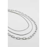 collier acier inoxydable argent  Izia