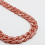 collier acier inoxydable doré Léa