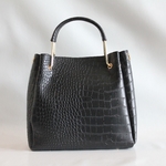 sac à main bandoulière Alba noir