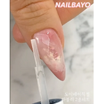 ongles effet marbre