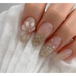 Doi nudi glitter gold semi permanent