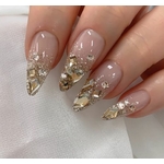 Nudi Gel glitter gold semi permanent