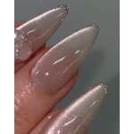 Vernis gel semi permanent magnet nail art