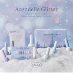 Gels semi permanent collection Valla Arendelle glitter nail art hiver