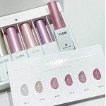 Clodi white & Pink collection vernis semi permanent pailletés coréens