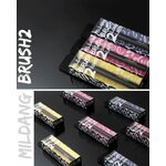 Mostive brushes liner pinceaux nail art short square