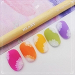 Pinceau de nail art coréen Mayo brush heart pour nail art fleurs