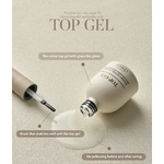 Valla top gel transparent effet miroitant vernis semi permane,t coréens