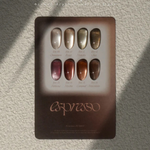 Collection de vernis semi permanent cat eye coréen espresso automne hiver