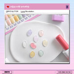 Mayo love revolution vernis et gels coréens nail art pastel glitter