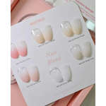 Gels nail art coréen gradation ombré baby boomer nails