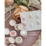 Moii moii gels semi permanent coréen baby boomer ombré nails