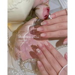 Gel ombré gradation nail art coréen baby boomer