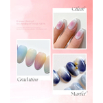 Nail art blooming gel coréen by muse pour nail art mabré ombré