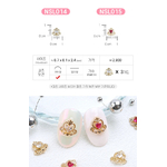 Jello Jello charms moon  decoration nail art coréen SL015