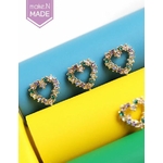 Make n charms coeur pierres Swarovski nail art decoration