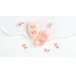 Charms Jello Jello nail art decoration NSR055 pink tie bow