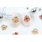 Jello Jello charms moon  decoration nail art coréen SL015 moon