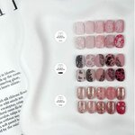 Clodi stamping black white clear gel 5