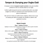 Tampon stamping clodi nail art