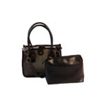 Sac à main à bandoulière noir transparent