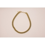 collier en acier doré