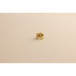Bague doreille en acier doré