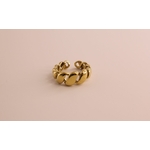 bague tressée dorée Zoé