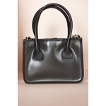 Sac à main noir transparent à bandoulière