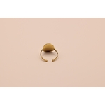 Bague acier inoxydable motif constellation