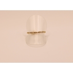 bague fine dorée
