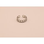 bague argentée