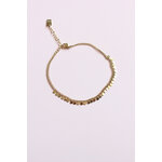 Bracelet en acier inoxydable doré