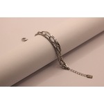 Bracelet Izia en acier inoxydable argenté